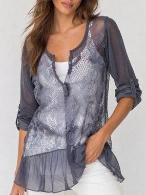 Saks Fifth Avenue Women's Shirt (W15)